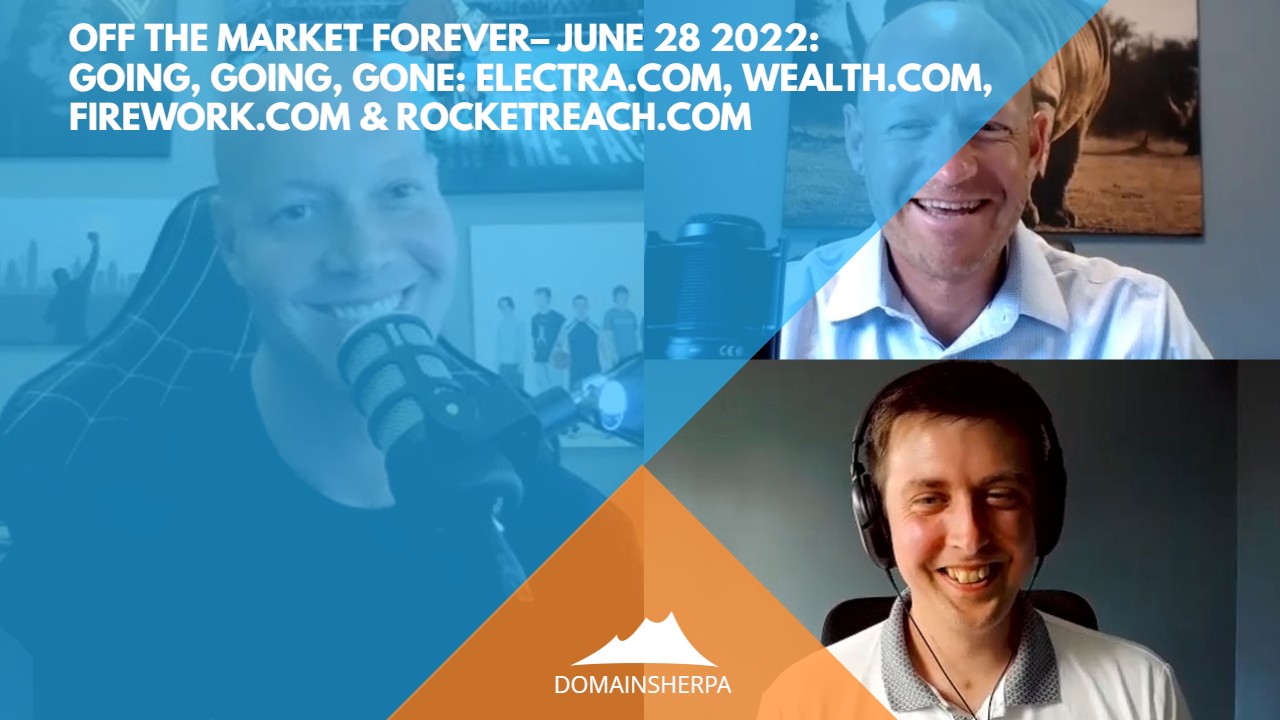 Off The Market Forever: Going, Going, Gone