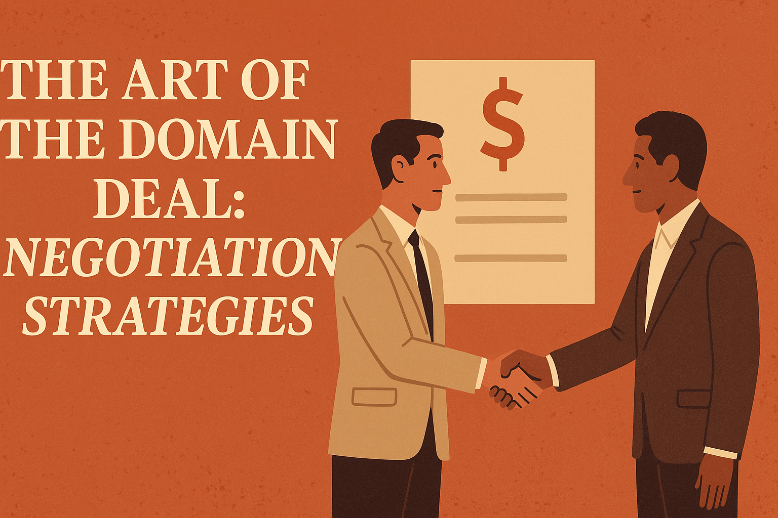 The Art of the Domain Deal: Negotiation Strategies